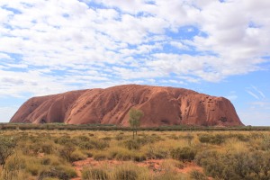 Uluru (Ayers Rock) - echt massief want die is 863 m hoog