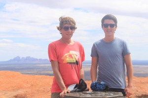 Me and Lukas on top of Uluru